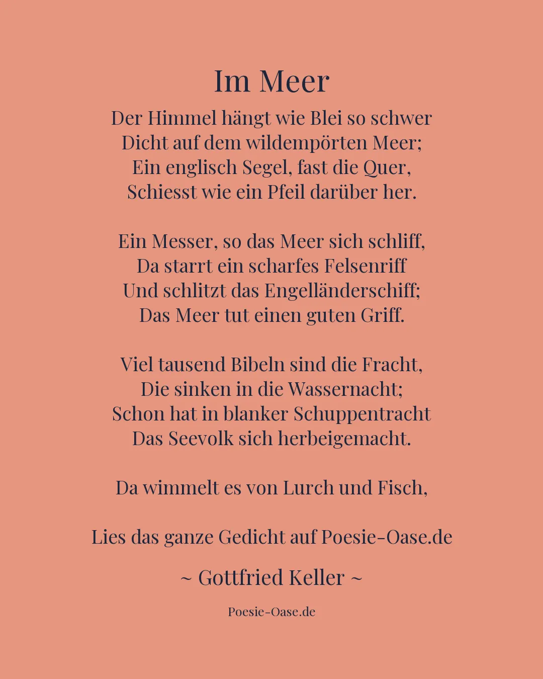 Illustration zu Im Meer