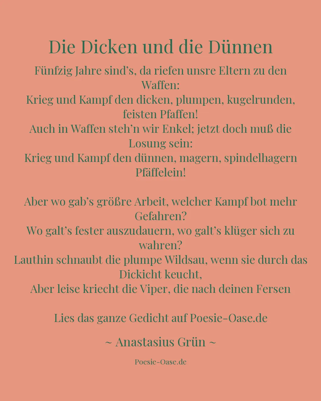 Illustration zu Die Dicken und die Dünnen