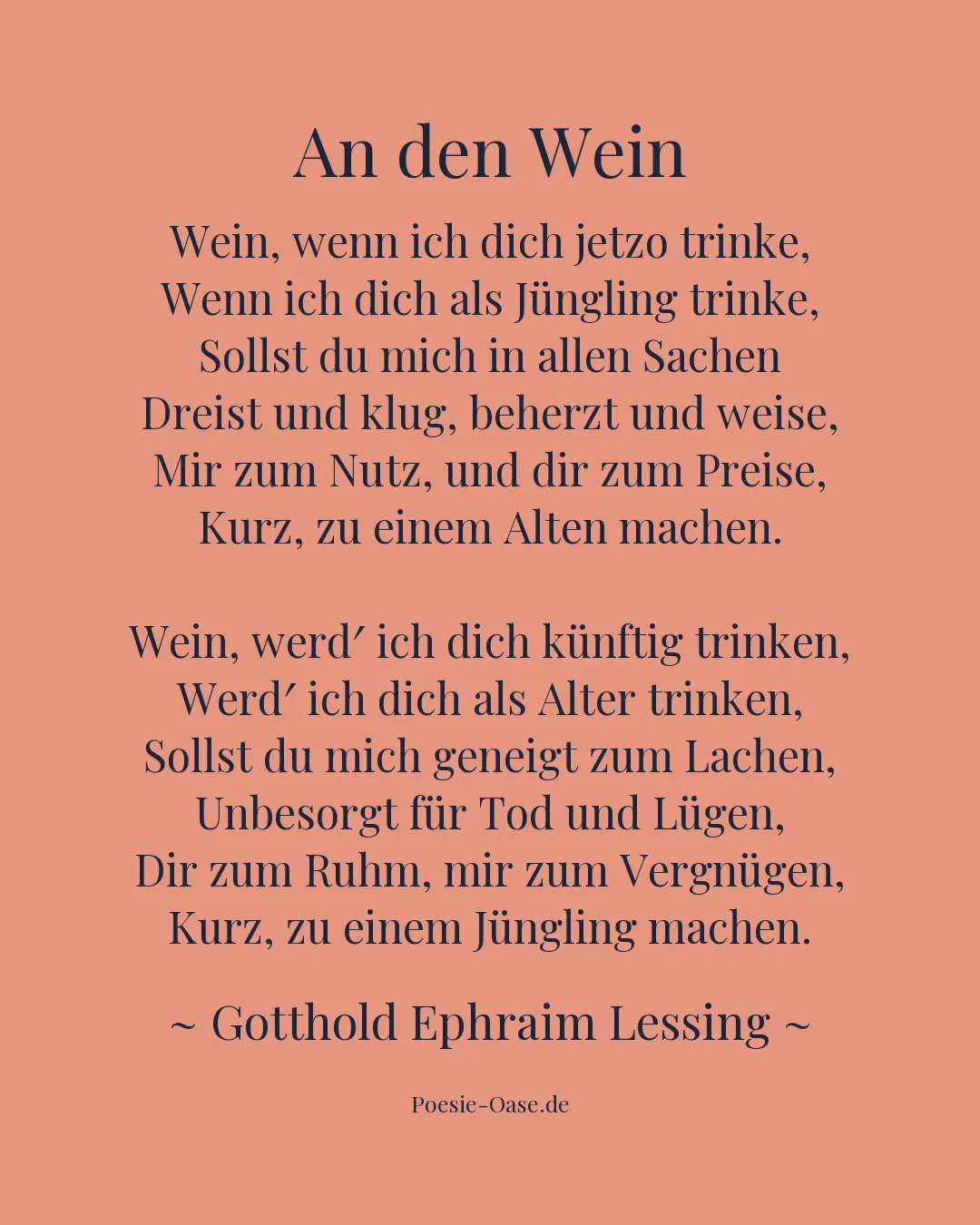 Illustration zu An den Wein