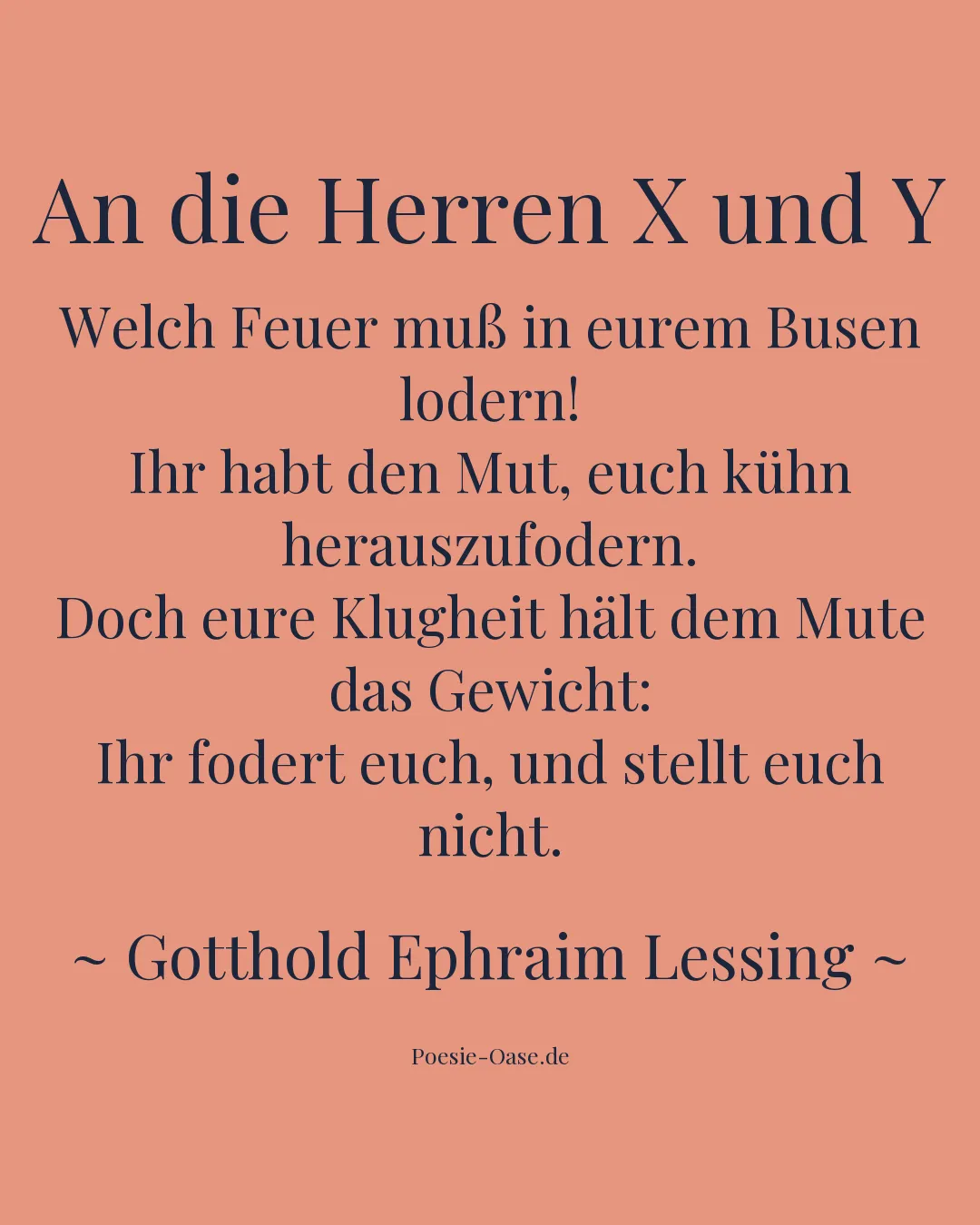 Illustration zu An die Herren X und Y