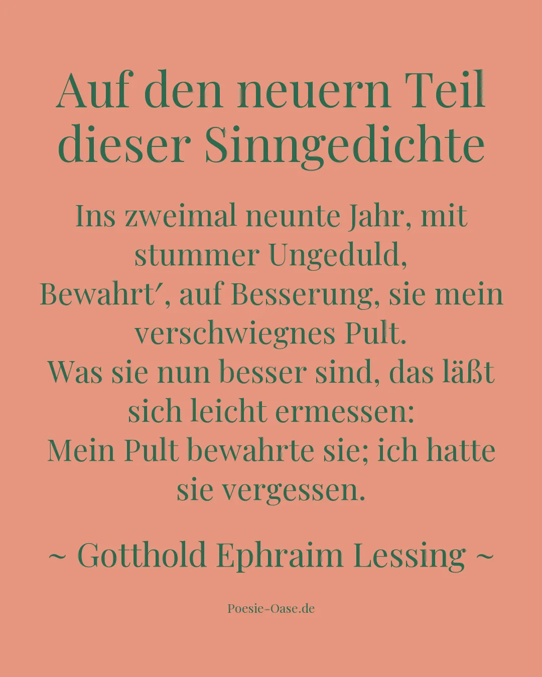 Illustration zu Auf den neuern Teil dieser Sinngedichte