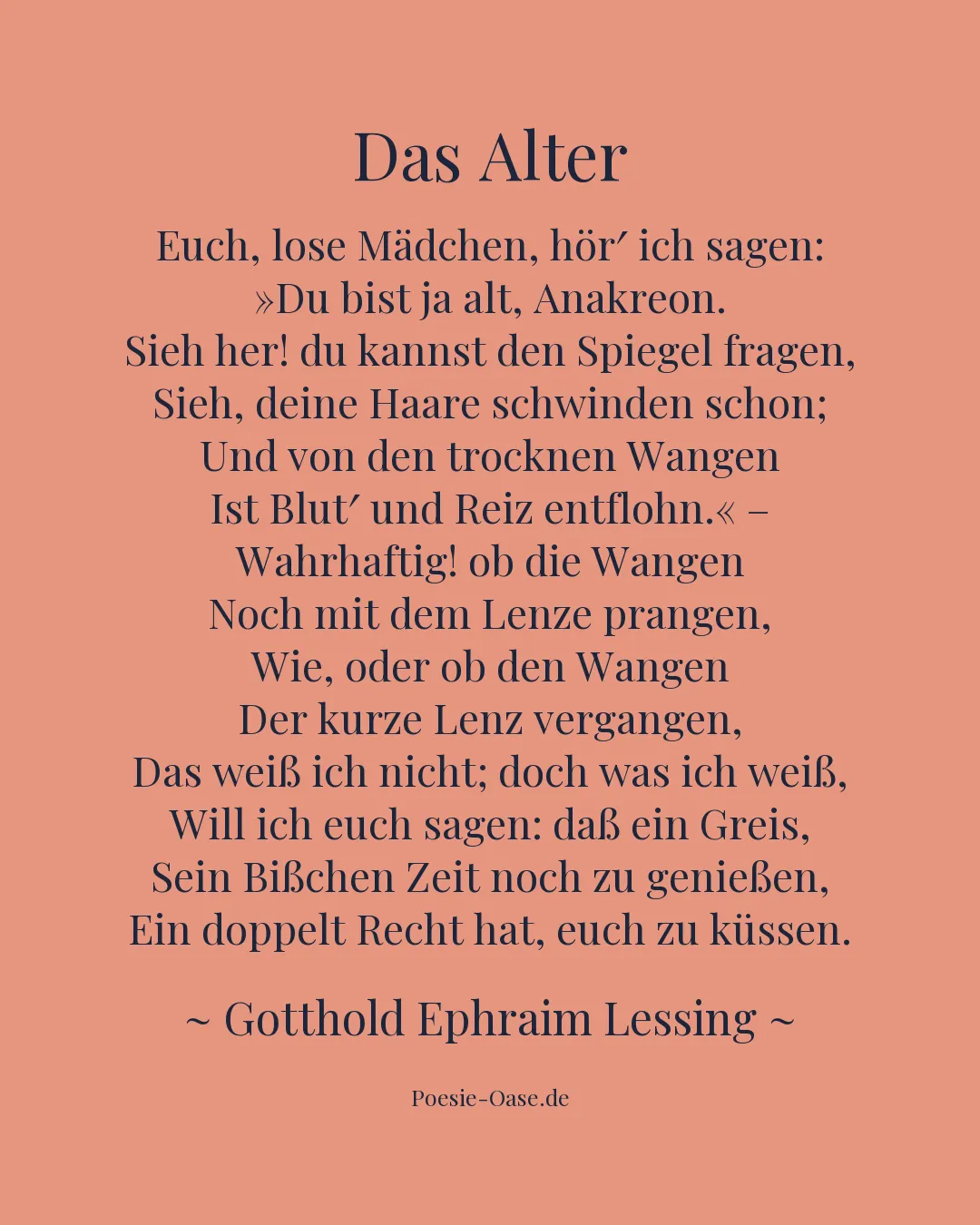 Illustration zu Das Alter