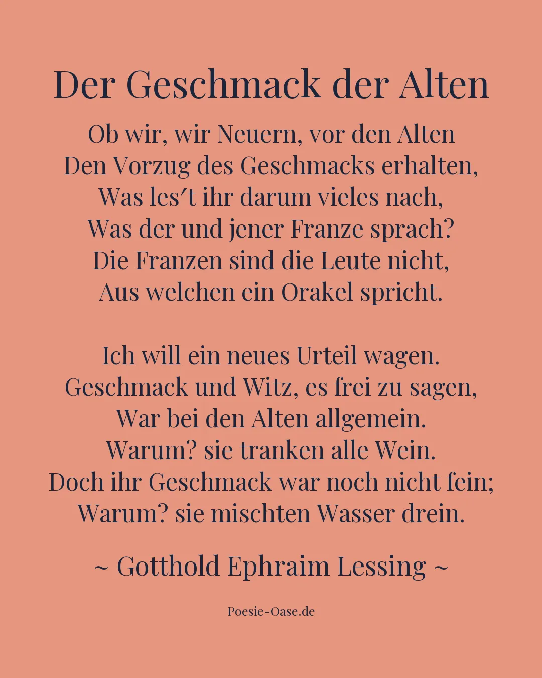 Illustration zu Der Geschmack der Alten
