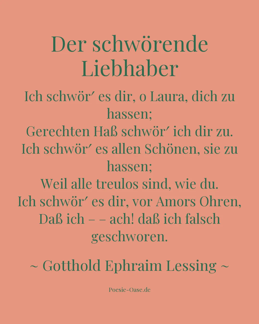 Illustration zu Der schwörende Liebhaber