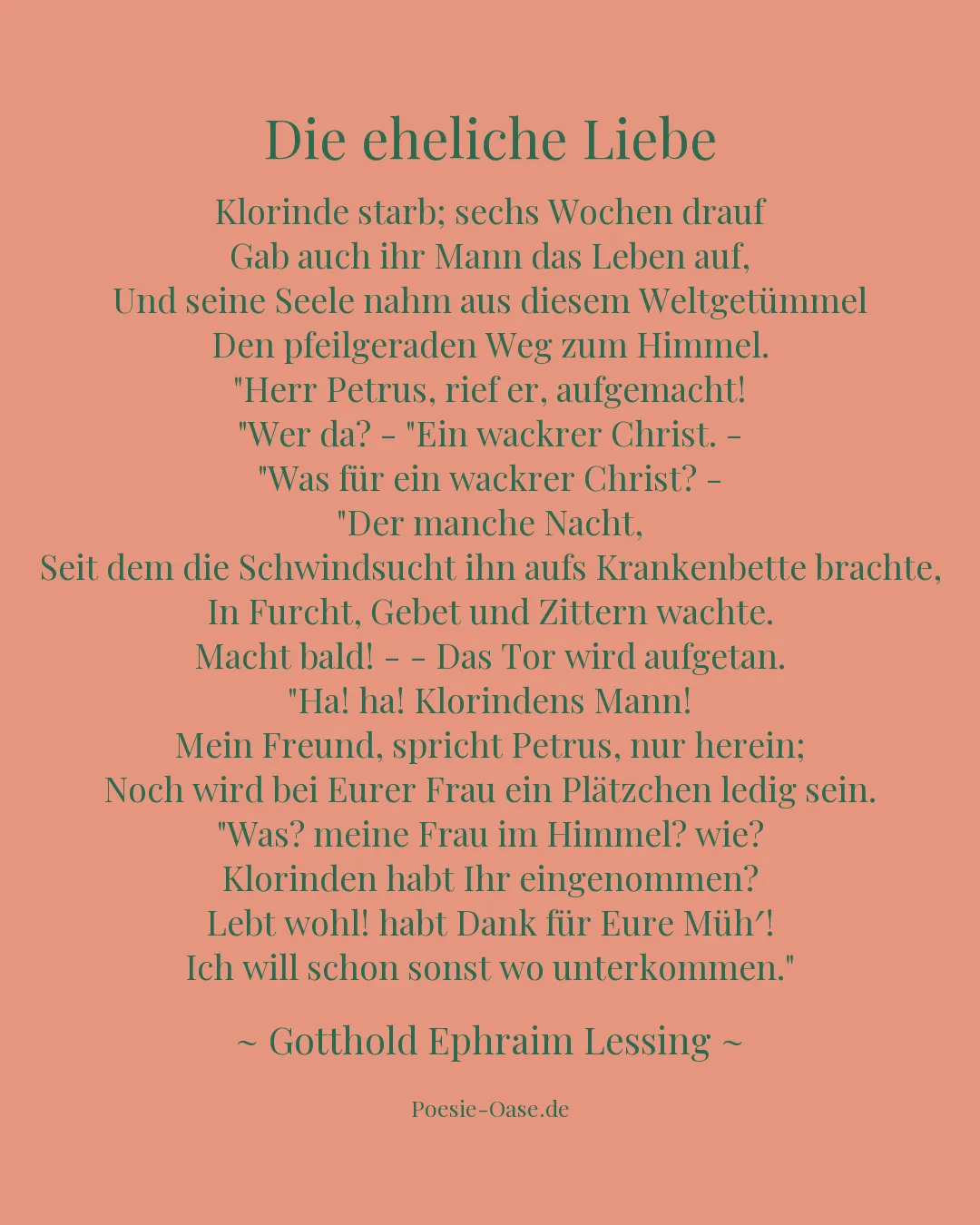 Illustration zu Die eheliche Liebe