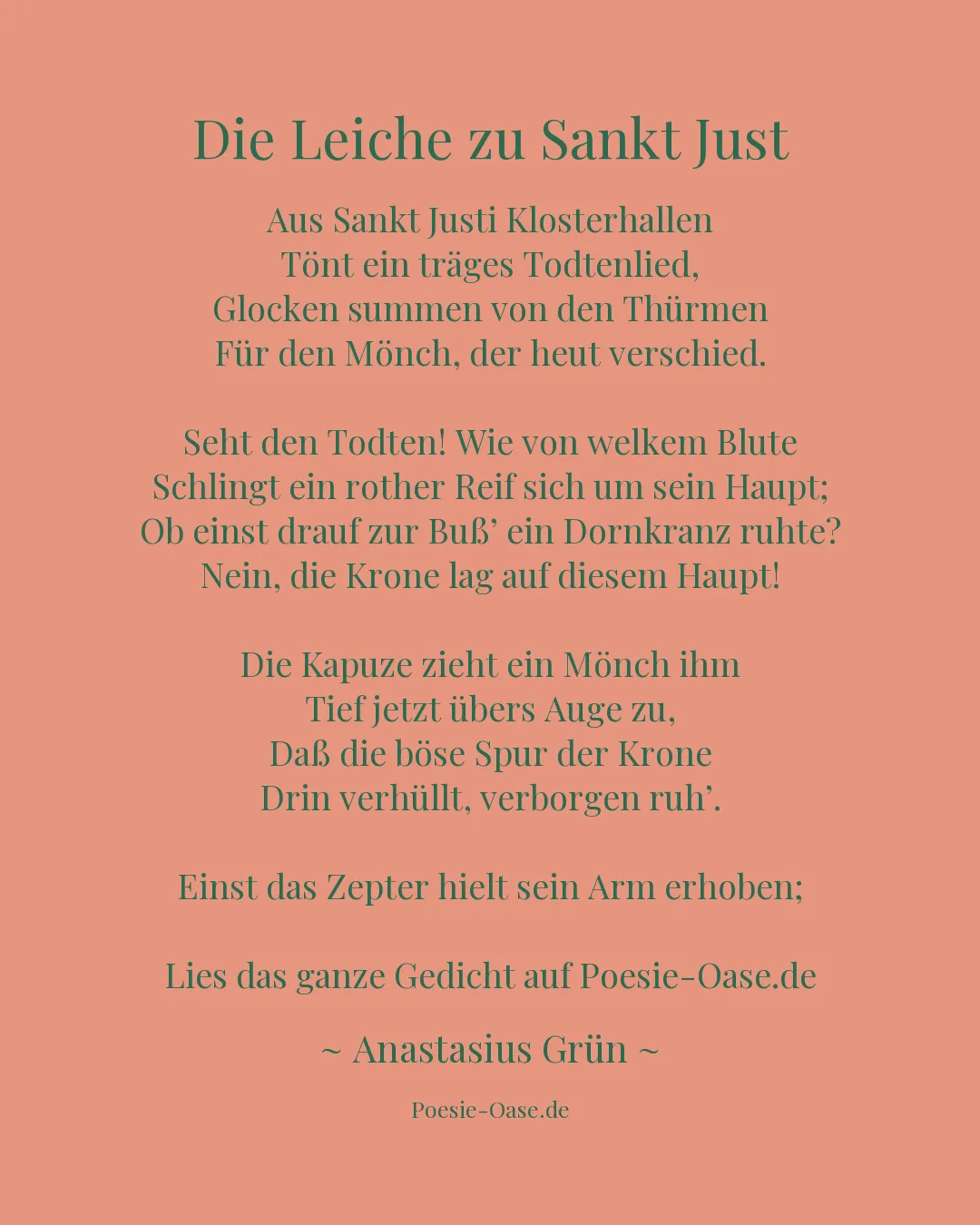 Illustration zu Die Leiche zu Sankt Just