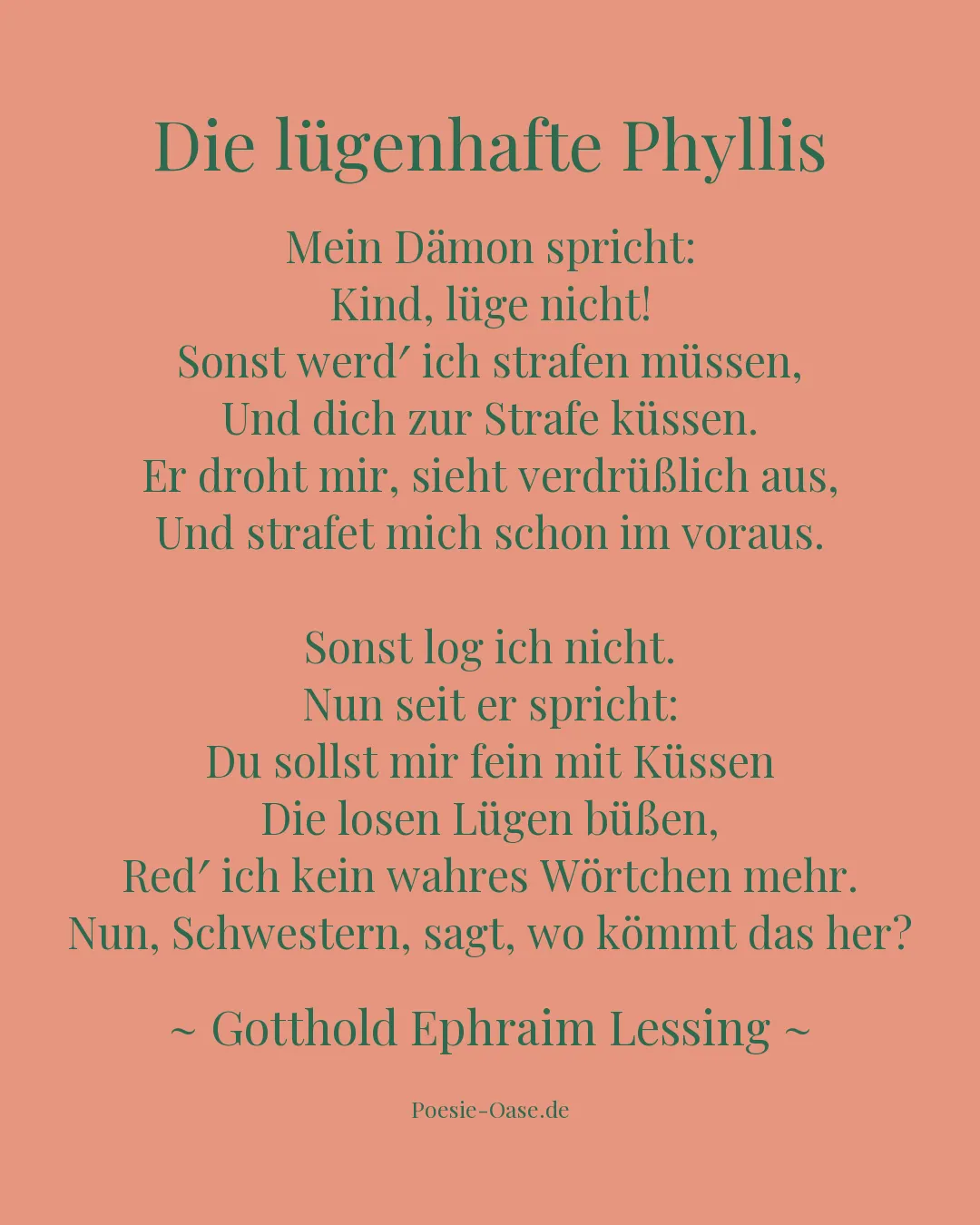 Illustration zu Die lügenhafte Phyllis