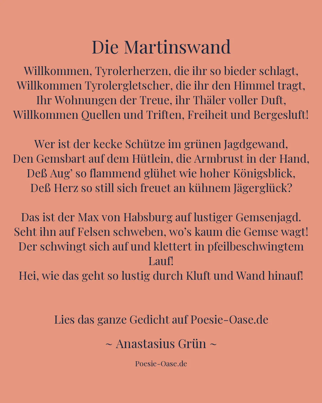 Illustration zu Die Martinswand