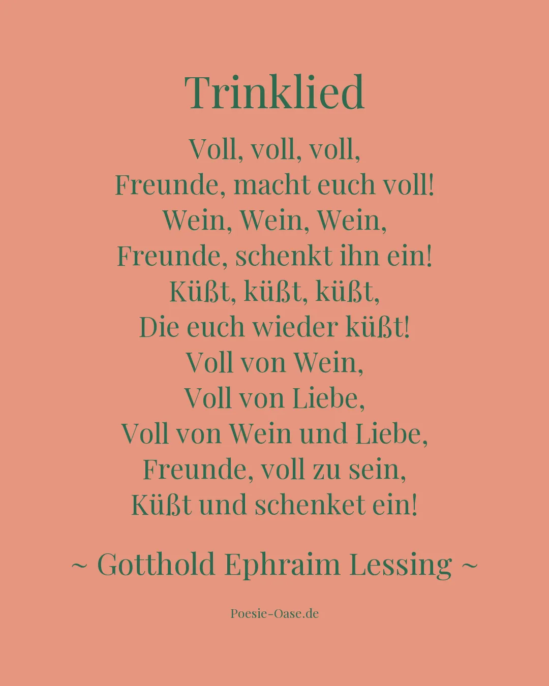 Illustration zu Trinklied