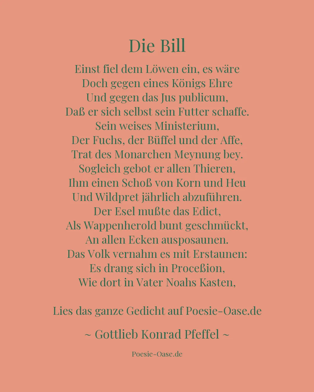 Illustration zu Die Bill