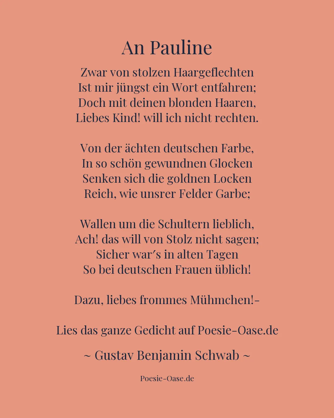 Illustration zu An Pauline