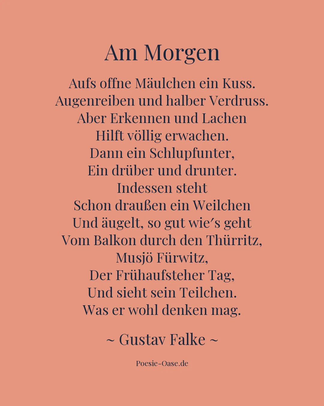 Illustration zu Am Morgen