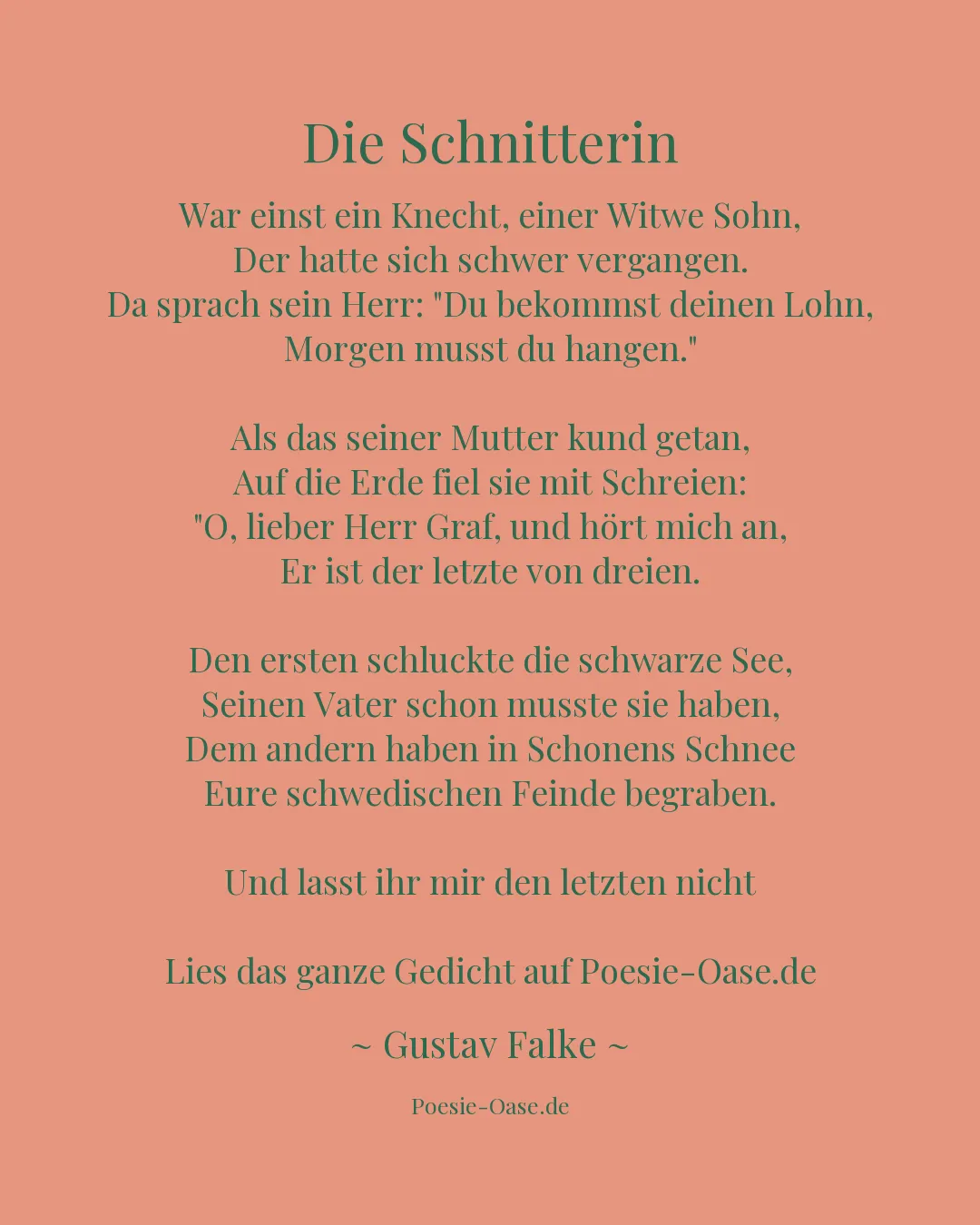 Illustration zu Die Schnitterin