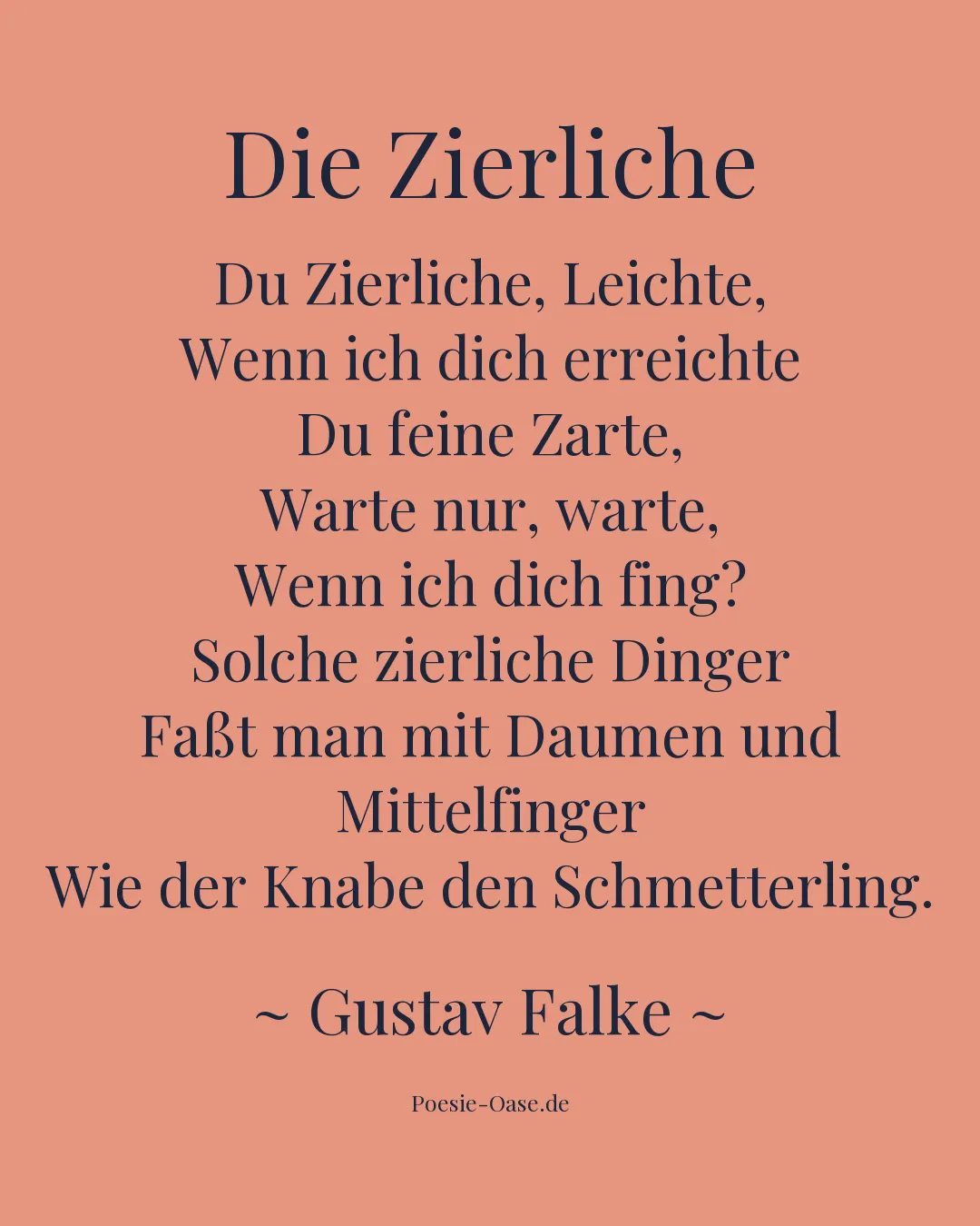 Illustration zu Die Zierliche