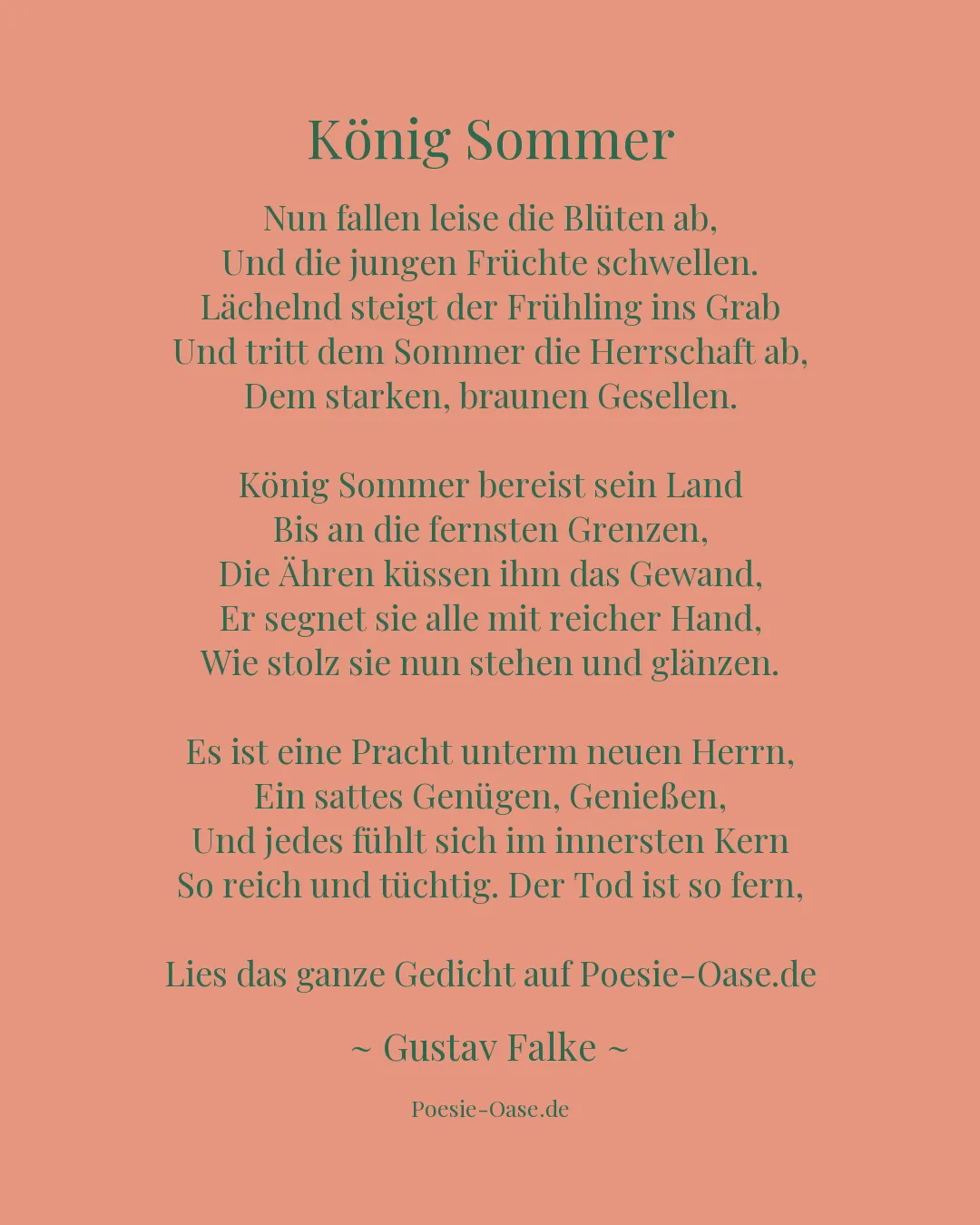 Illustration zu König Sommer
