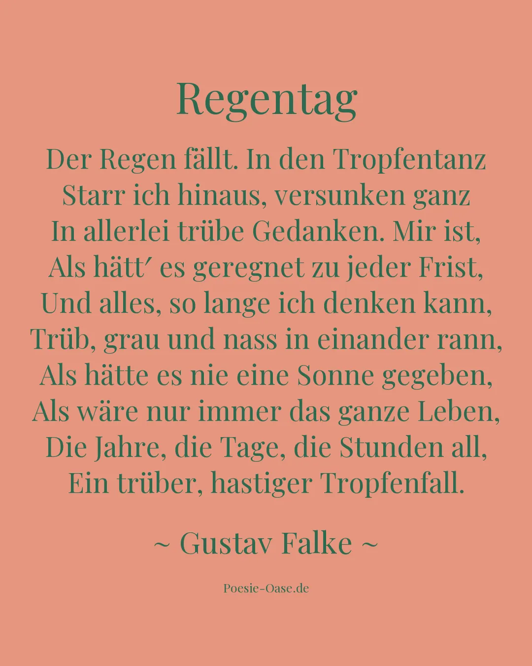 Illustration zu Regentag