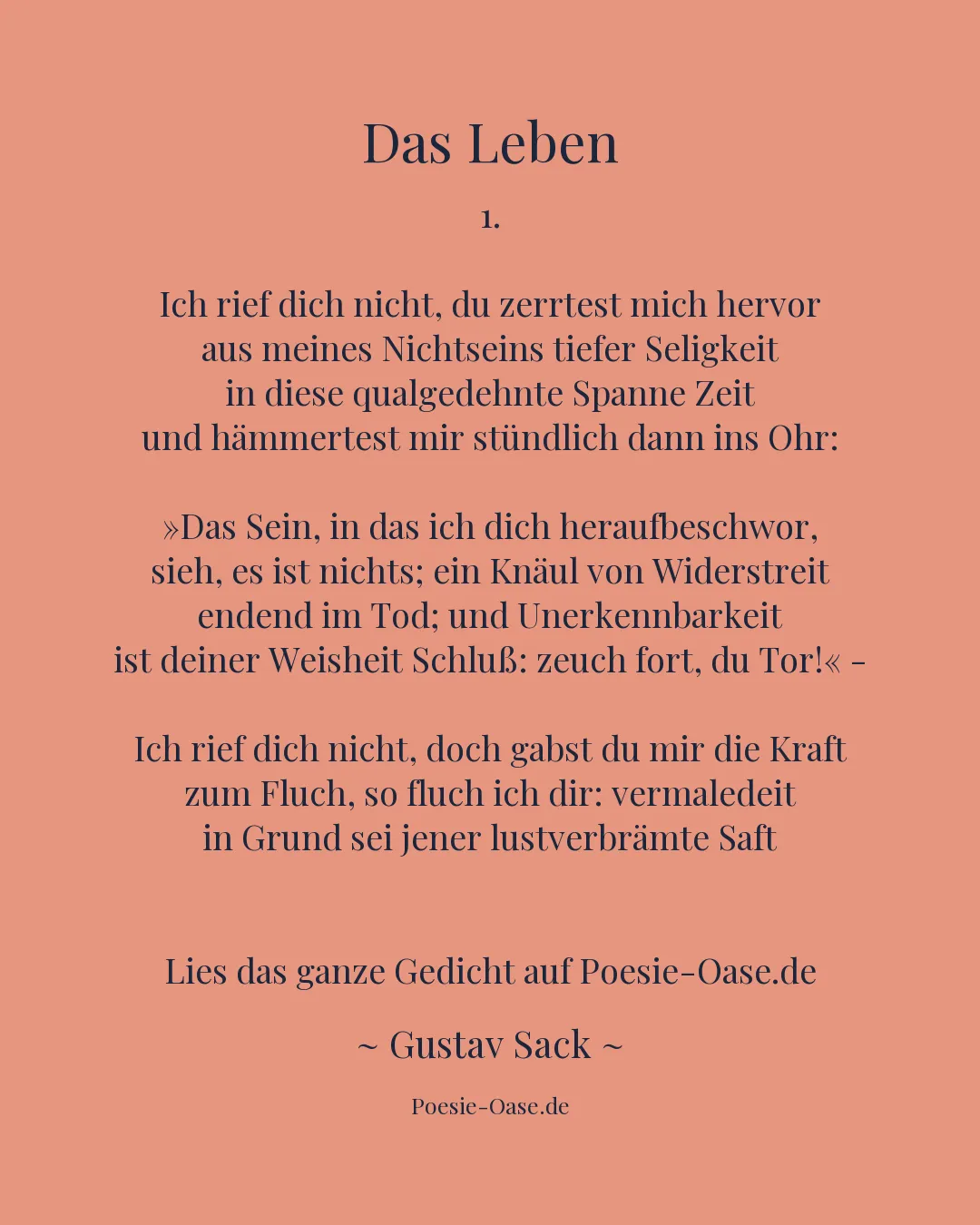 Illustration zu Das Leben