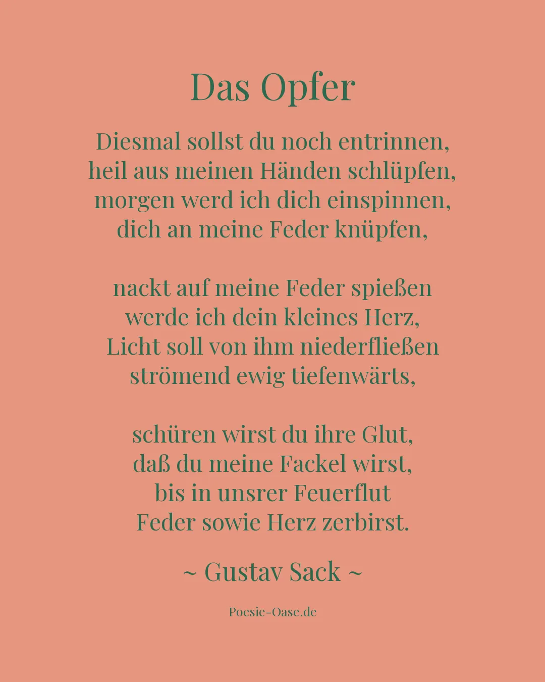Illustration zu Das Opfer