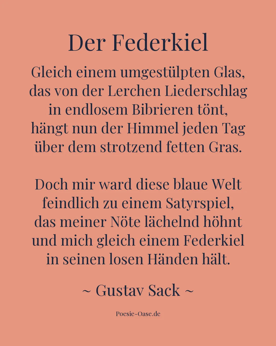 Illustration zu Der Federkiel