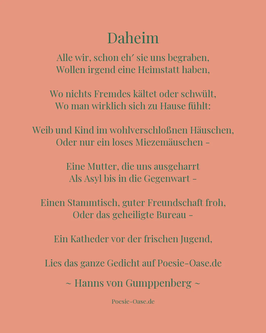 Illustration zu Daheim