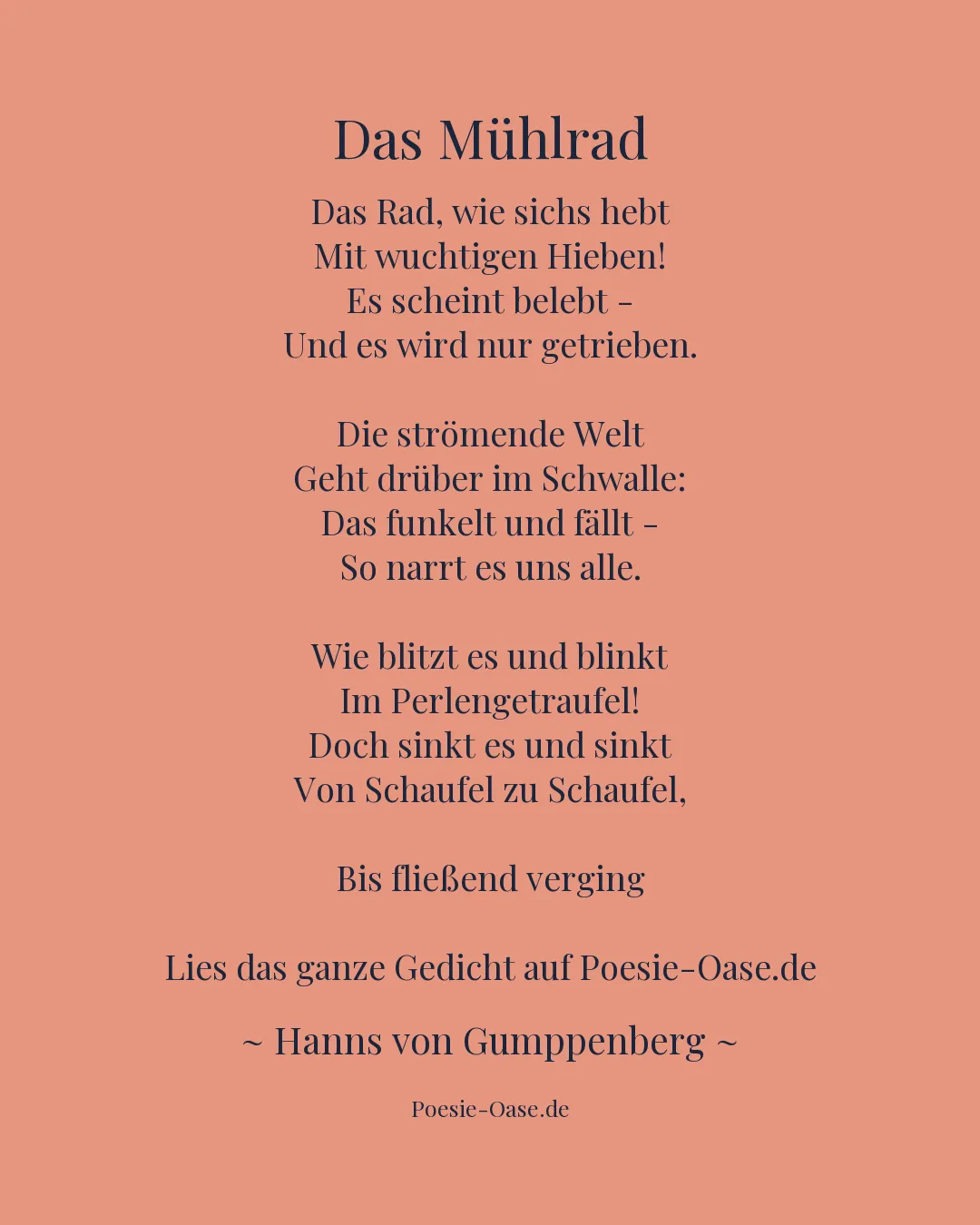 Illustration zu Das Mühlrad