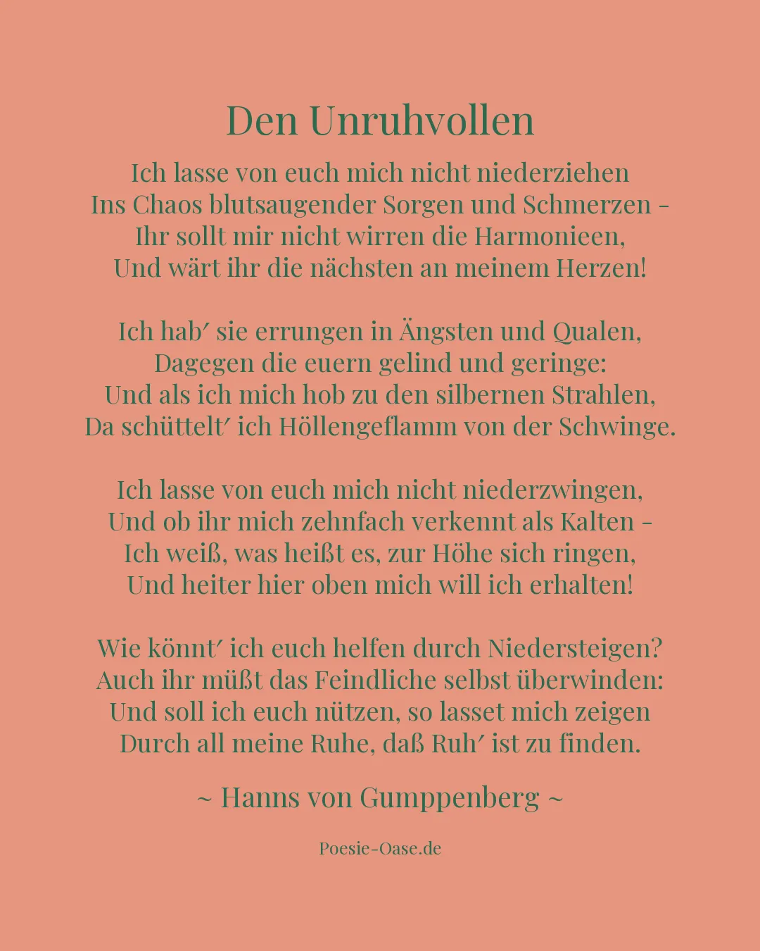 Illustration zu Den Unruhvollen