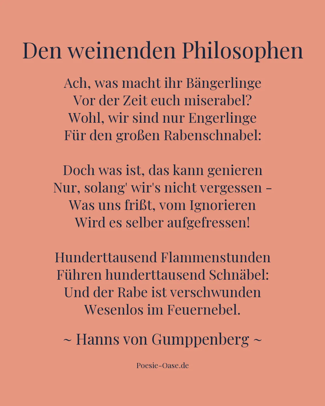 Illustration zu Den weinenden Philosophen