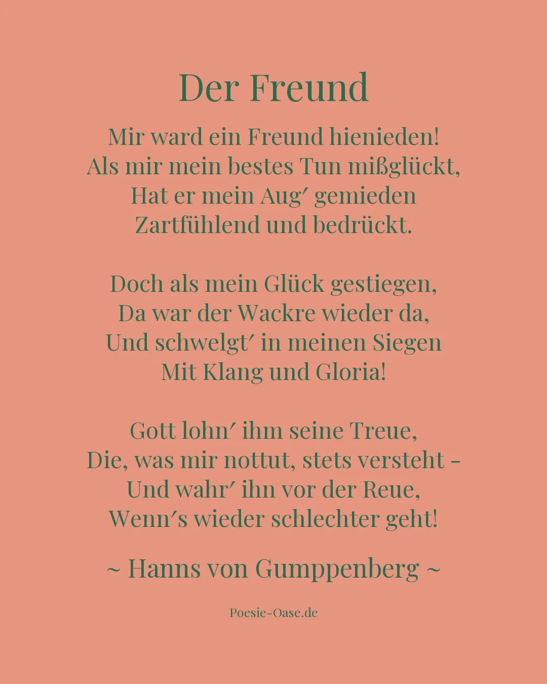 Illustration zu Der Freund