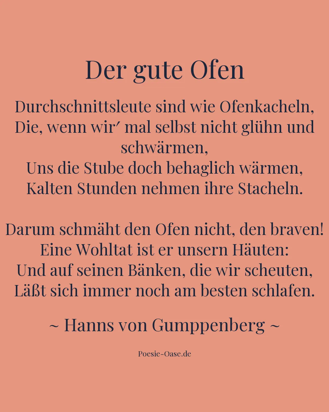 Illustration zu Der gute Ofen