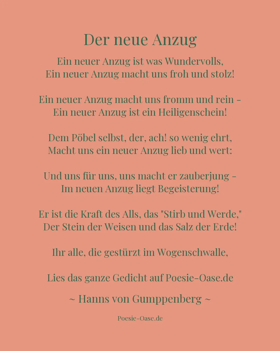 Illustration zu Der neue Anzug