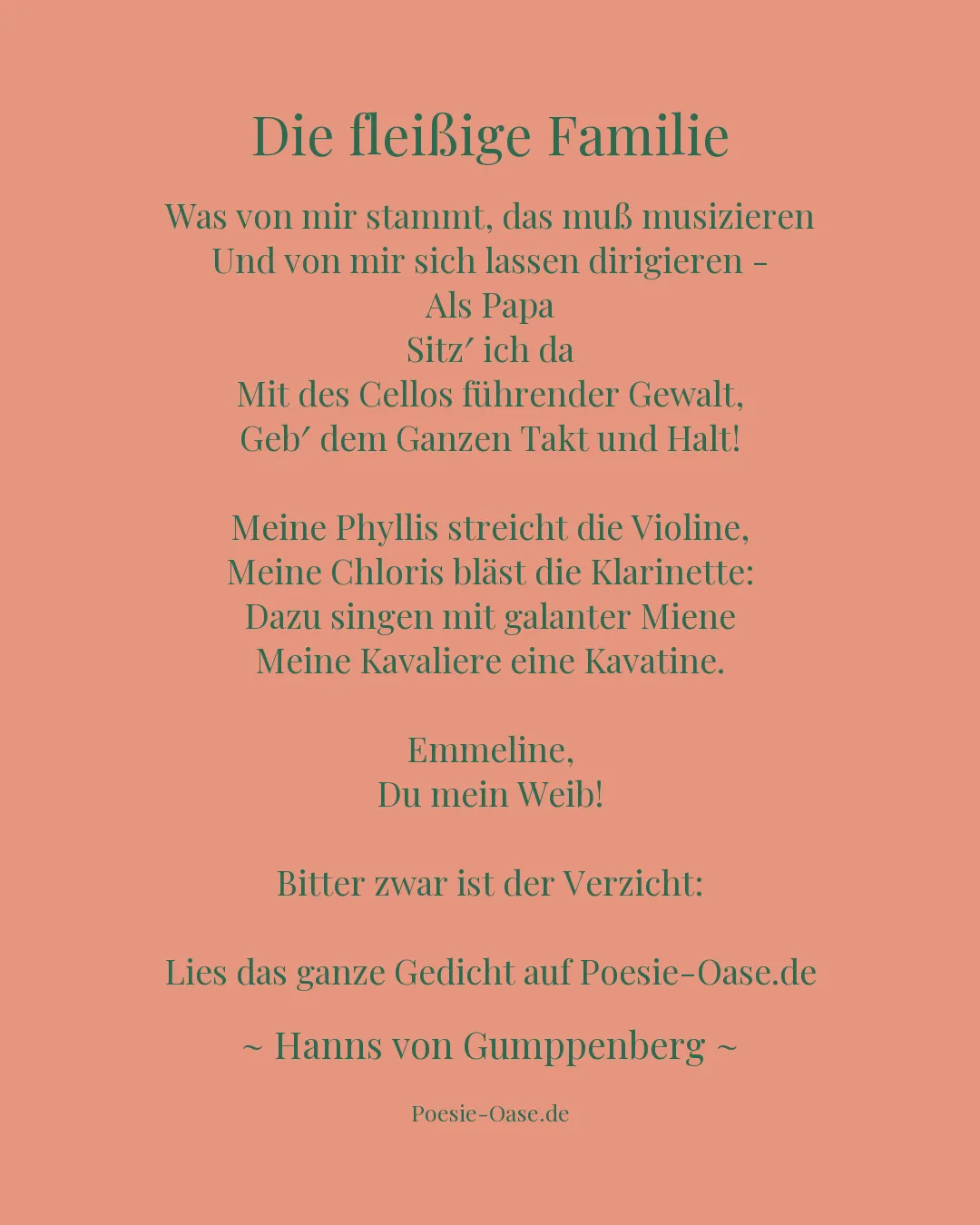 Illustration zu Die fleißige Familie
