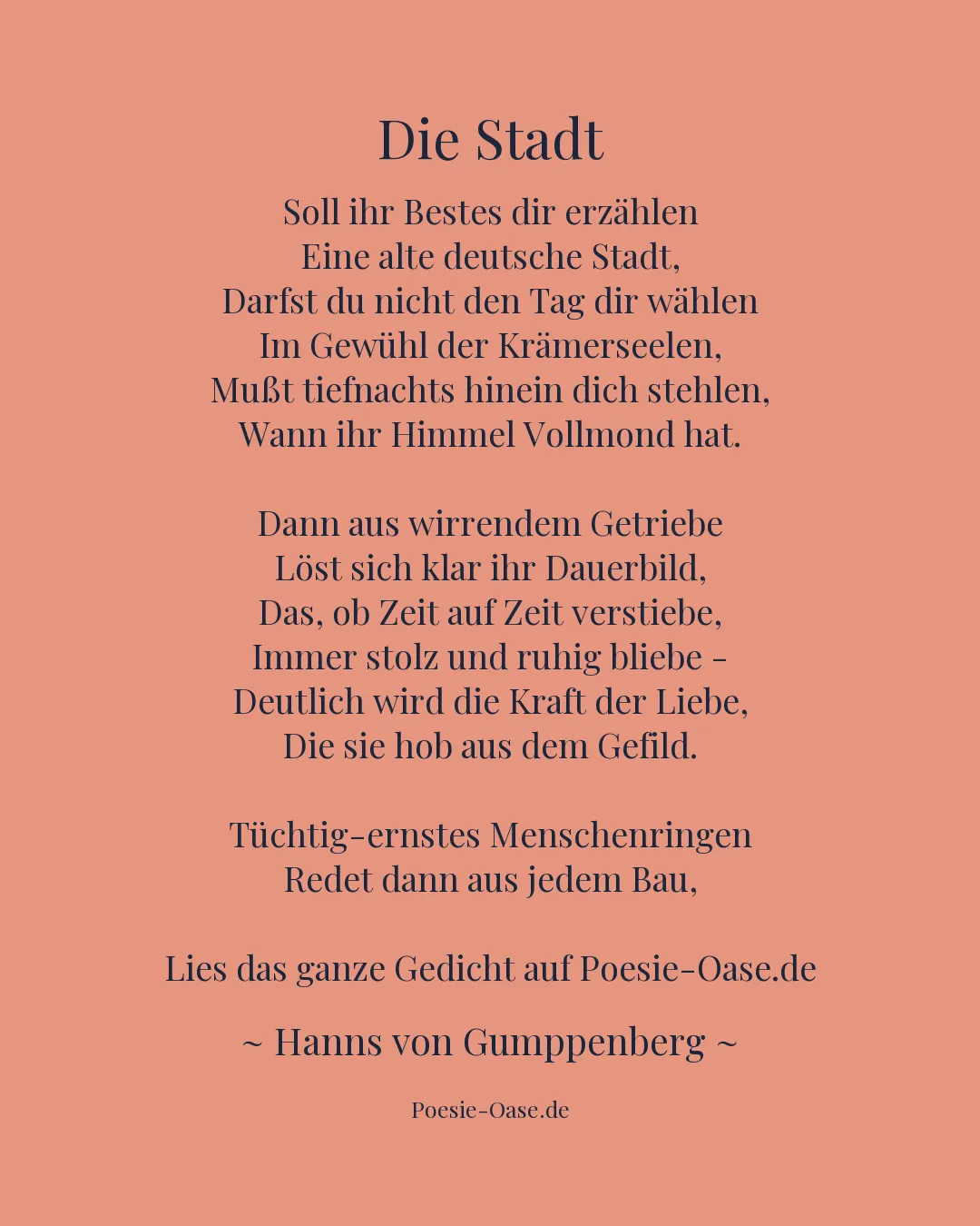 Illustration zu Die Stadt