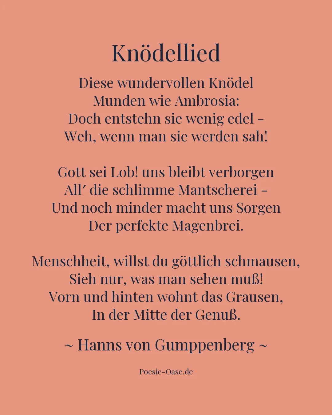 Illustration zu Knödellied