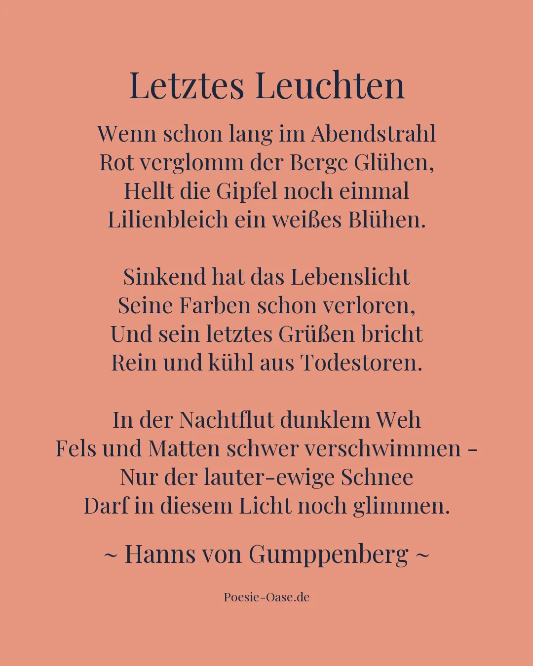 Illustration zu Letztes Leuchten