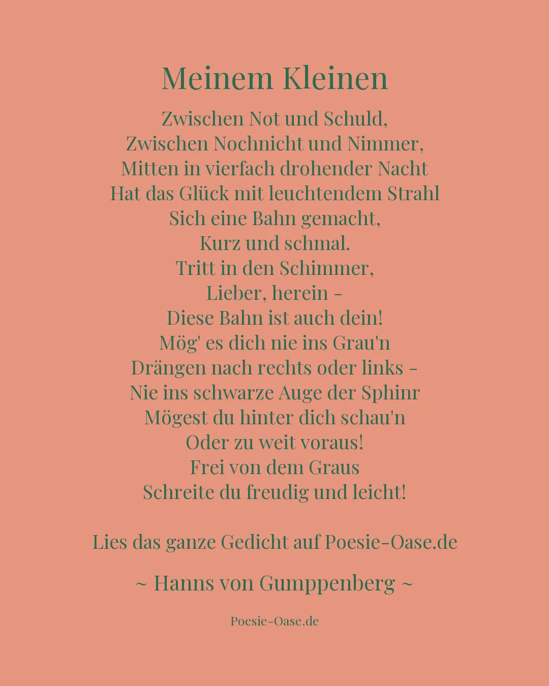 Illustration zu Meinem Kleinen