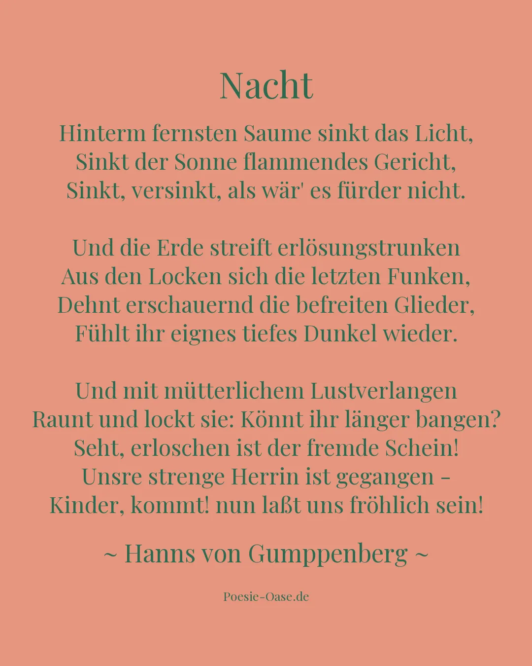 Illustration zu Nacht