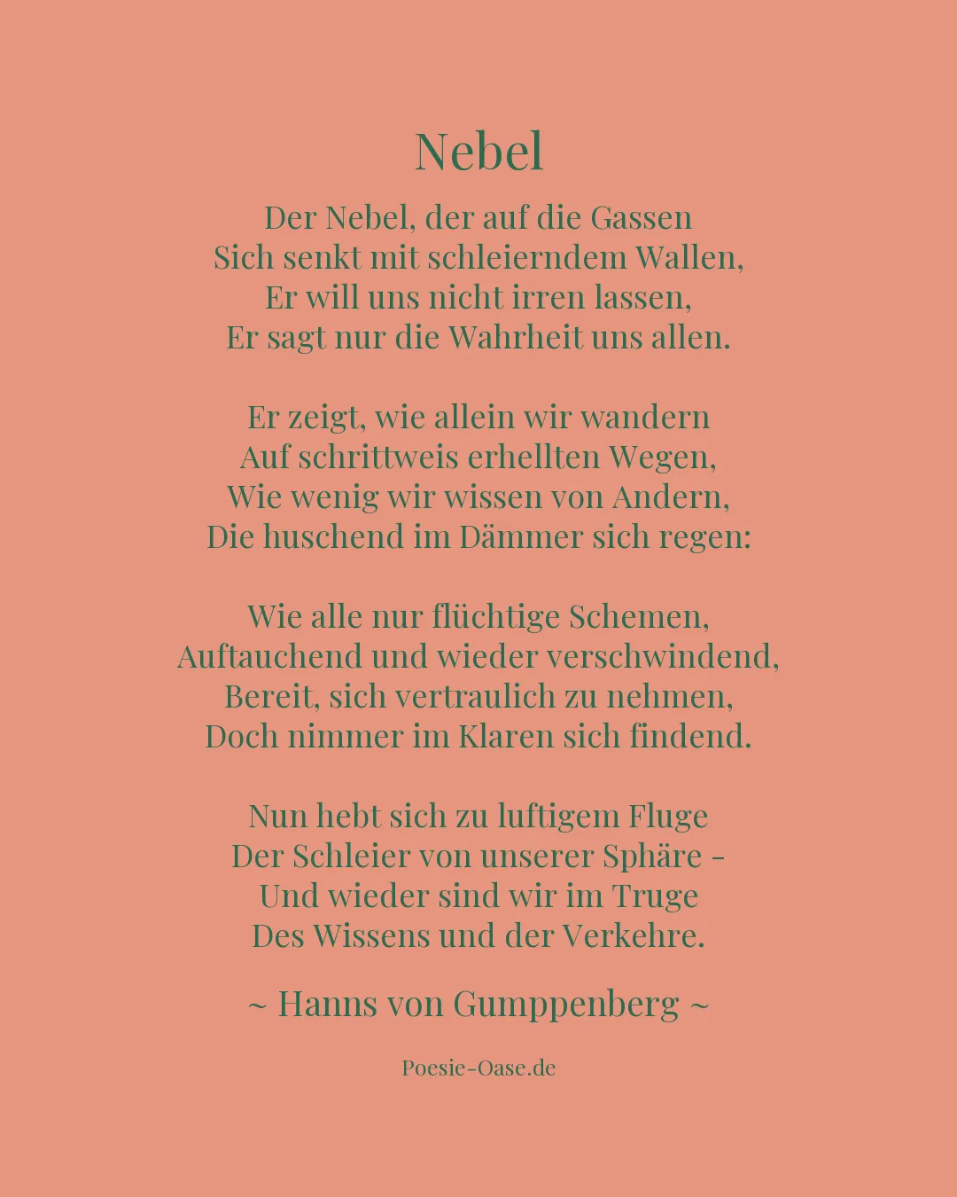 Illustration zu Nebel