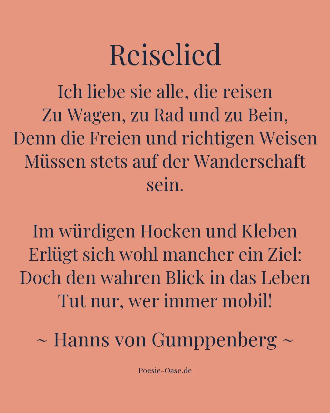 Illustration zu Reiselied