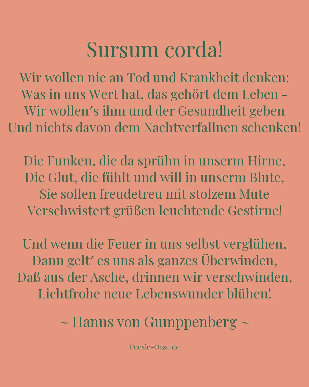 Illustration zu Sursum corda!