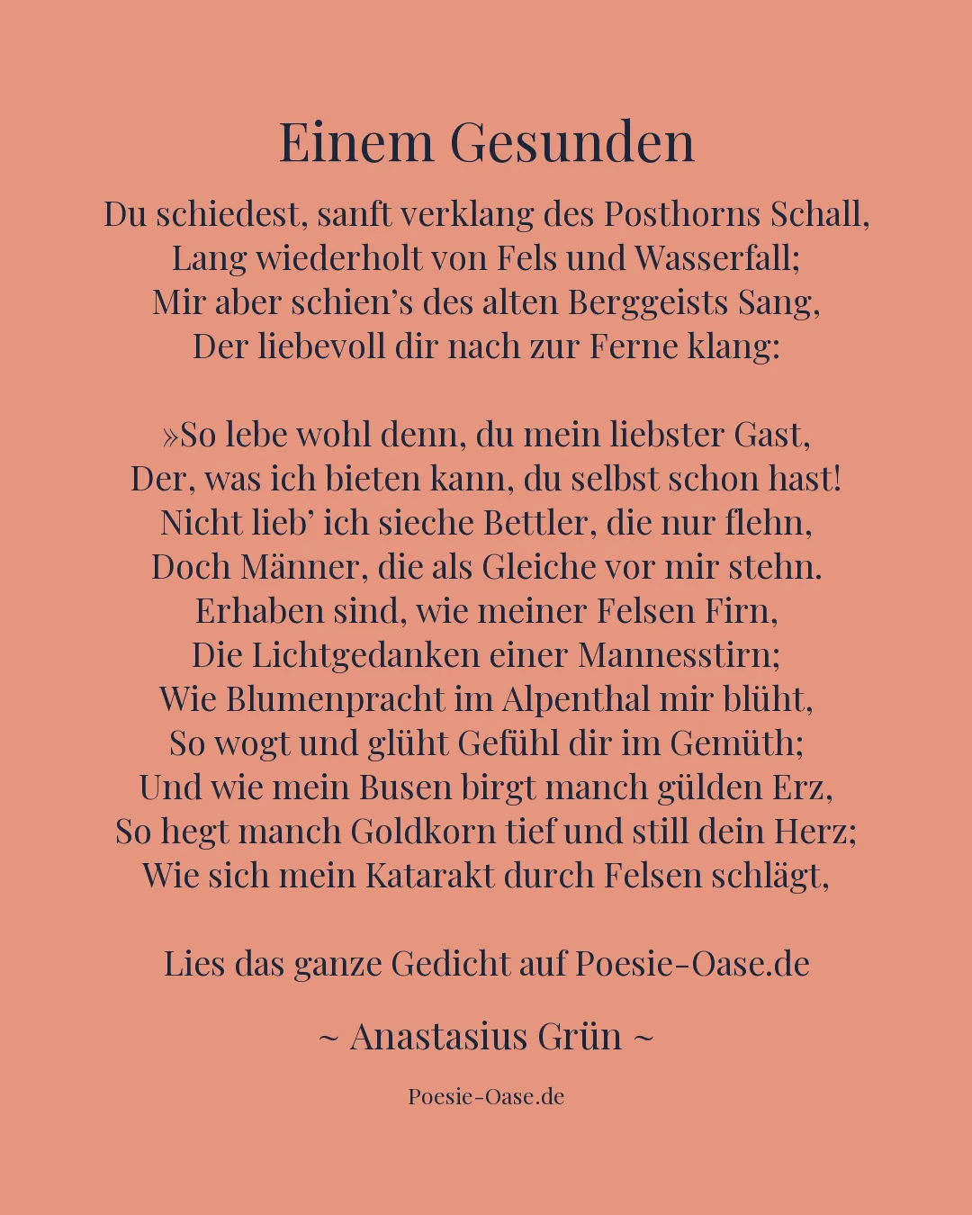 Illustration zu Einem Gesunden