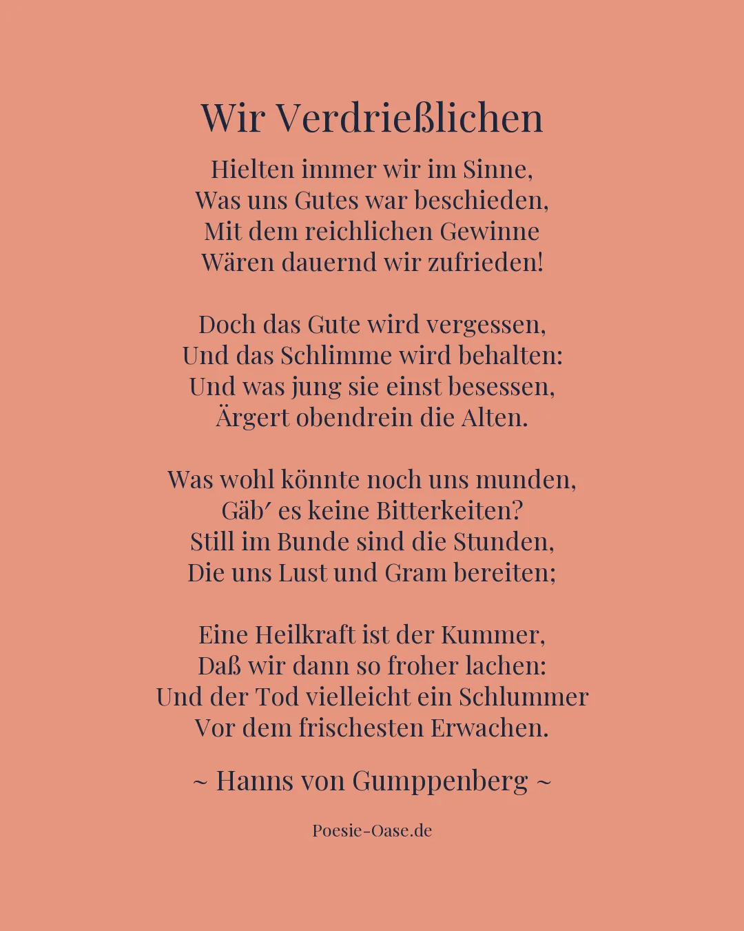 Illustration zu Wir Verdrießlichen