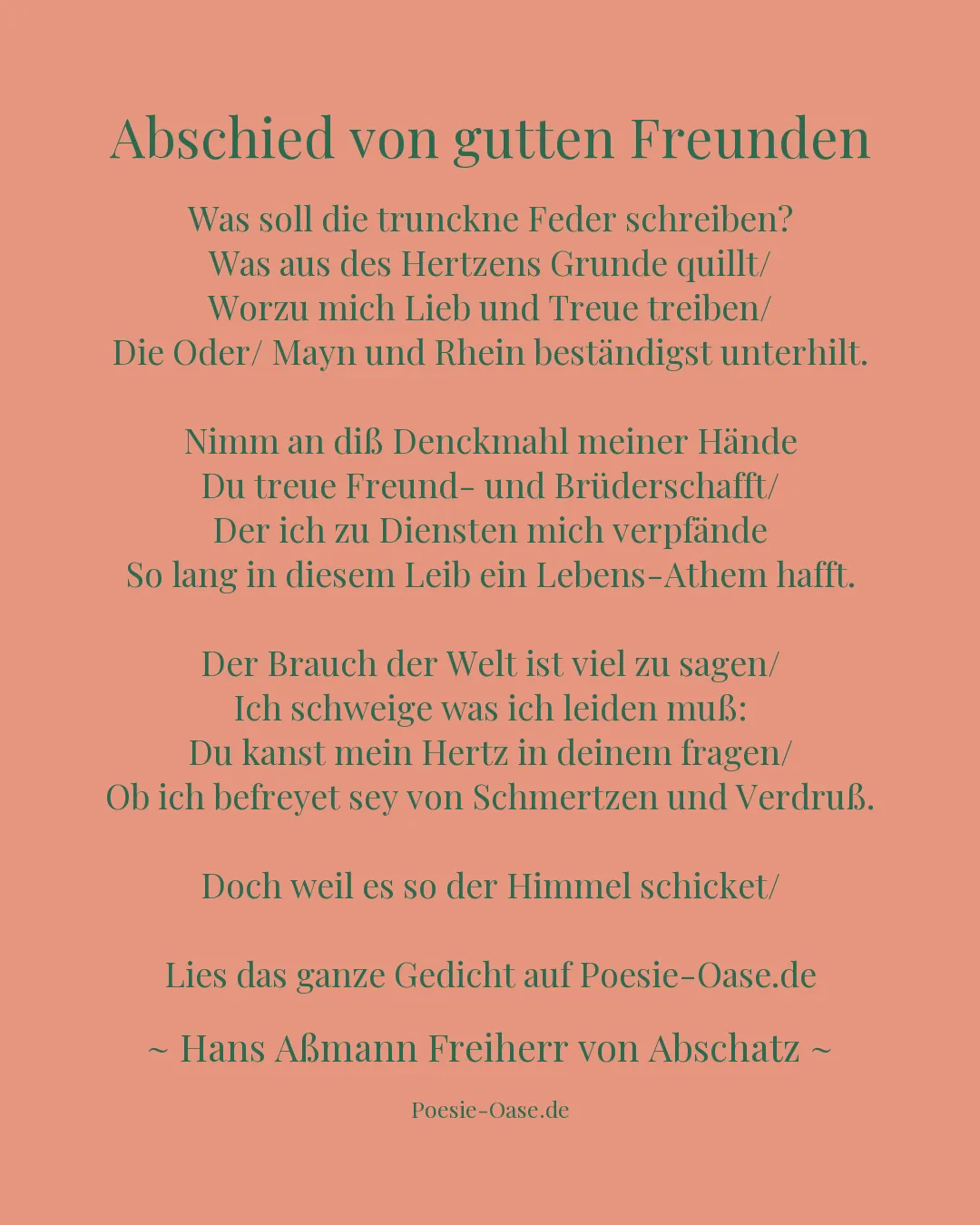 Illustration zu Abschied von gutten Freunden