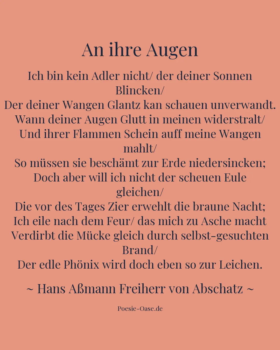 Illustration zu An ihre Augen