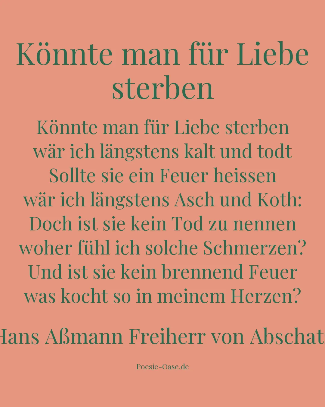 Illustration zu Könnte man für Liebe sterben