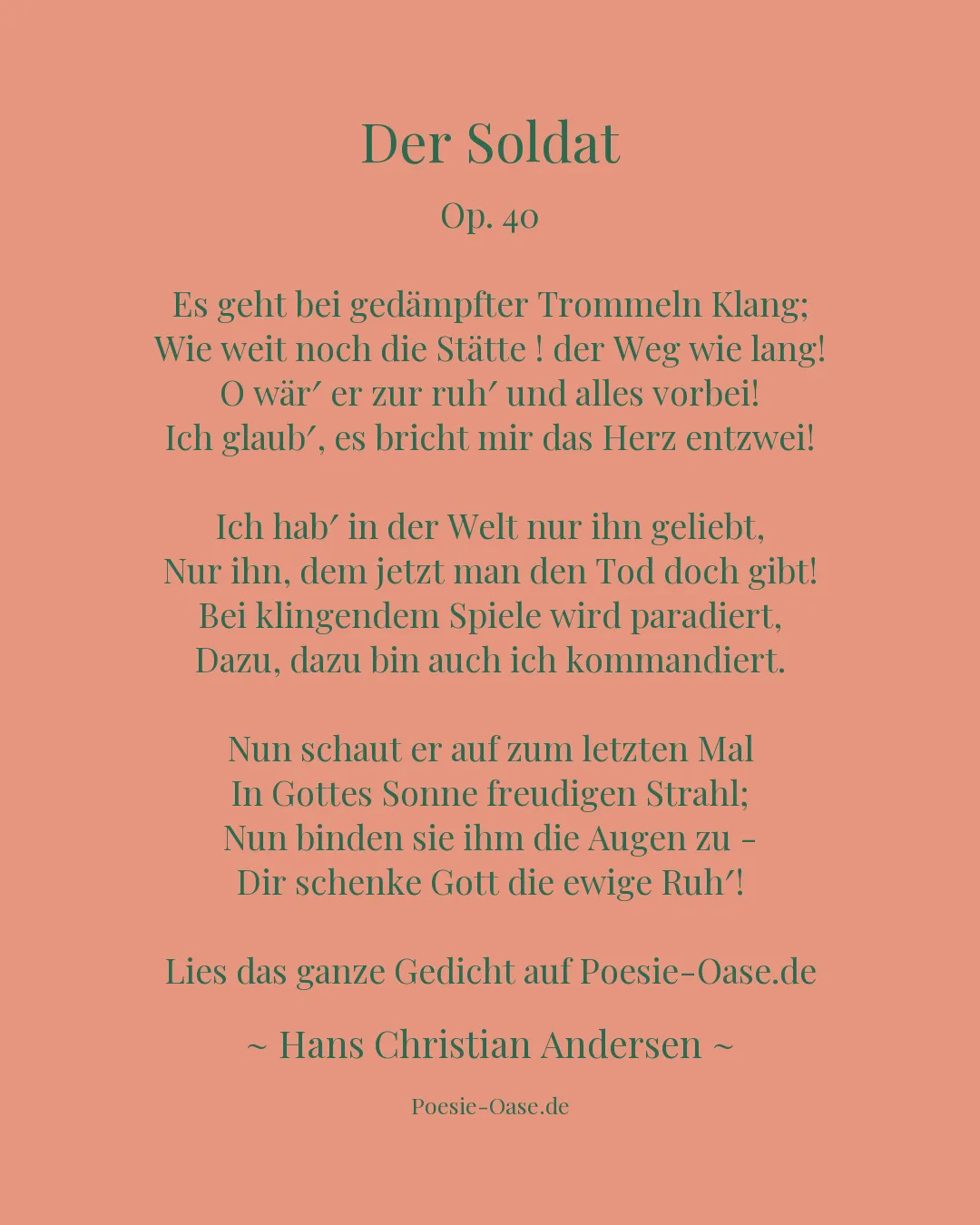 Illustration zu Der Soldat