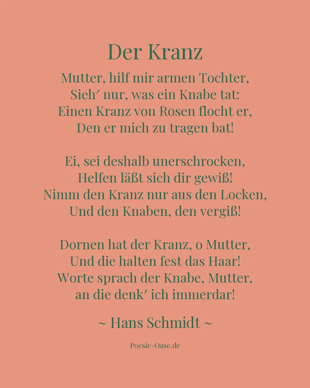 Illustration zu Der Kranz