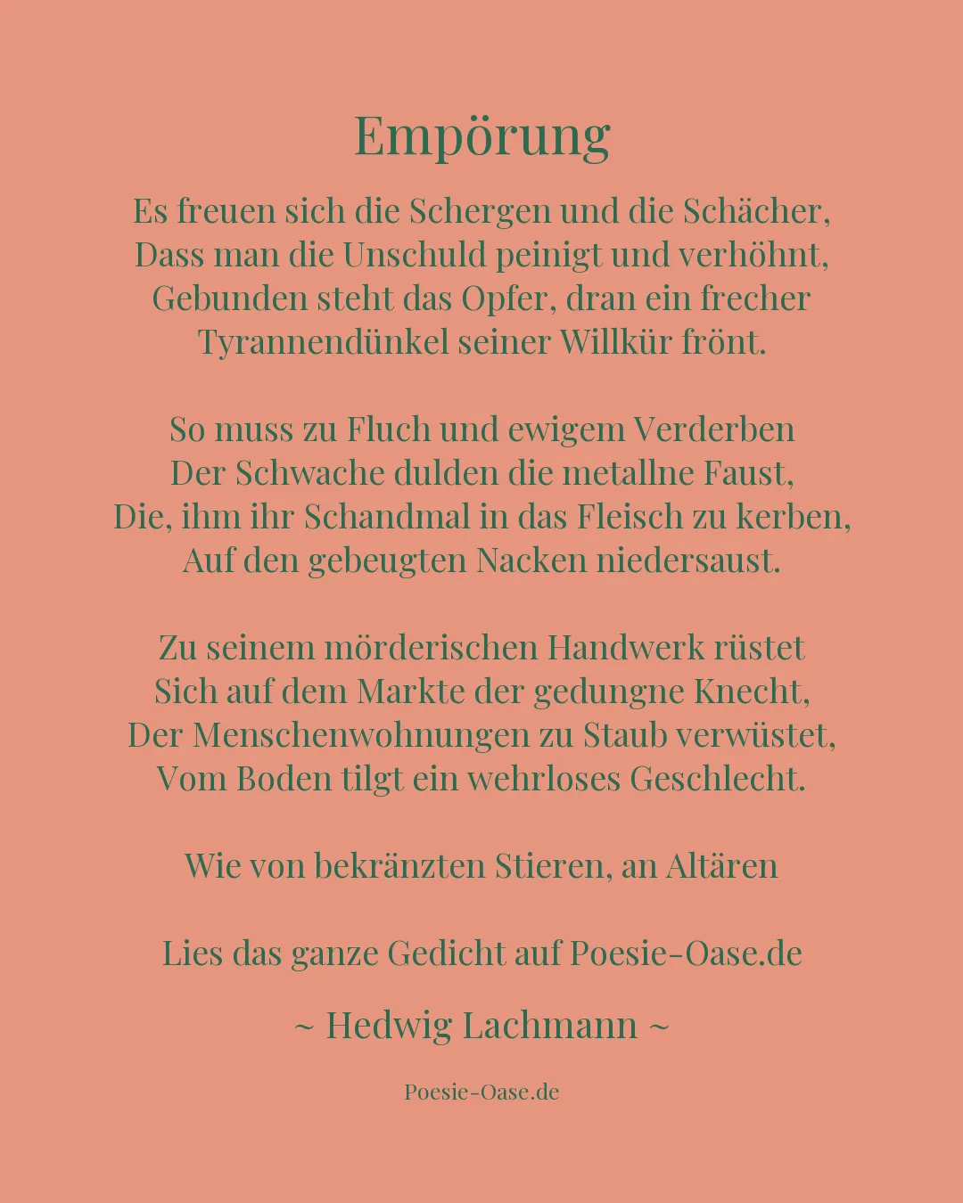 Illustration zu Empörung
