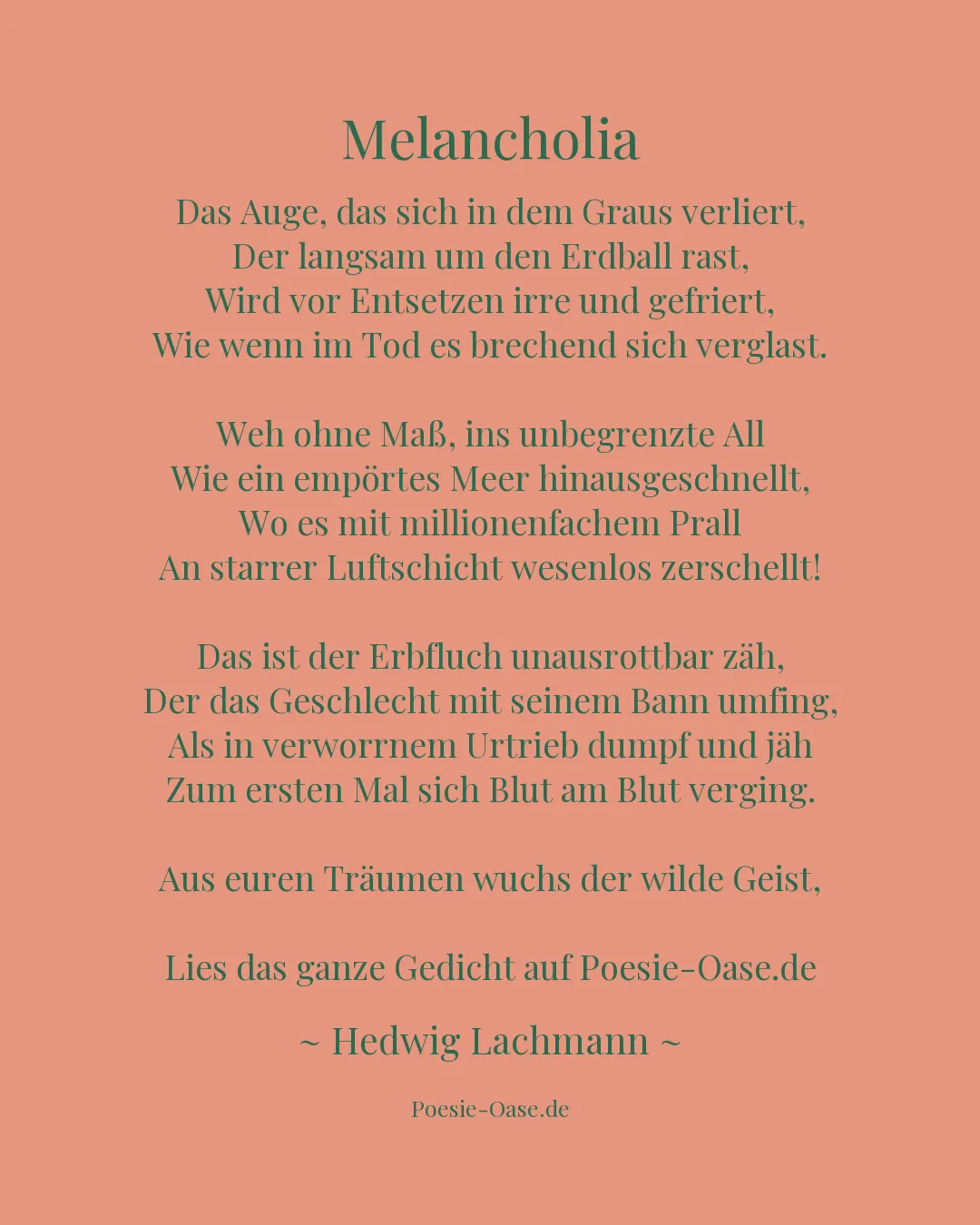 Illustration zu Melancholia