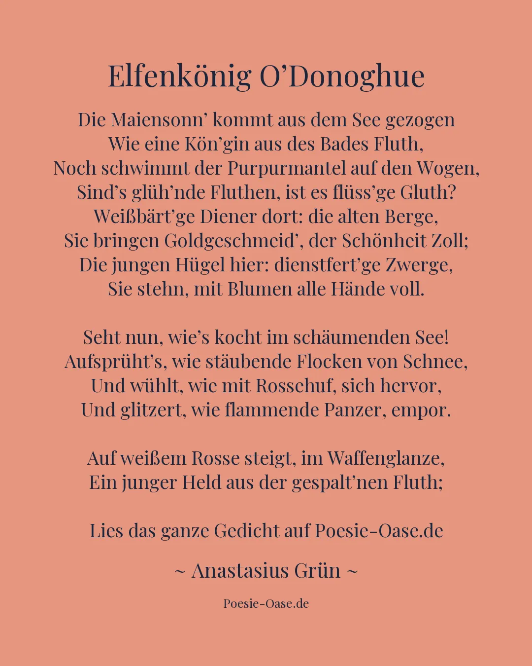 Illustration zu Elfenkönig O’Donoghue