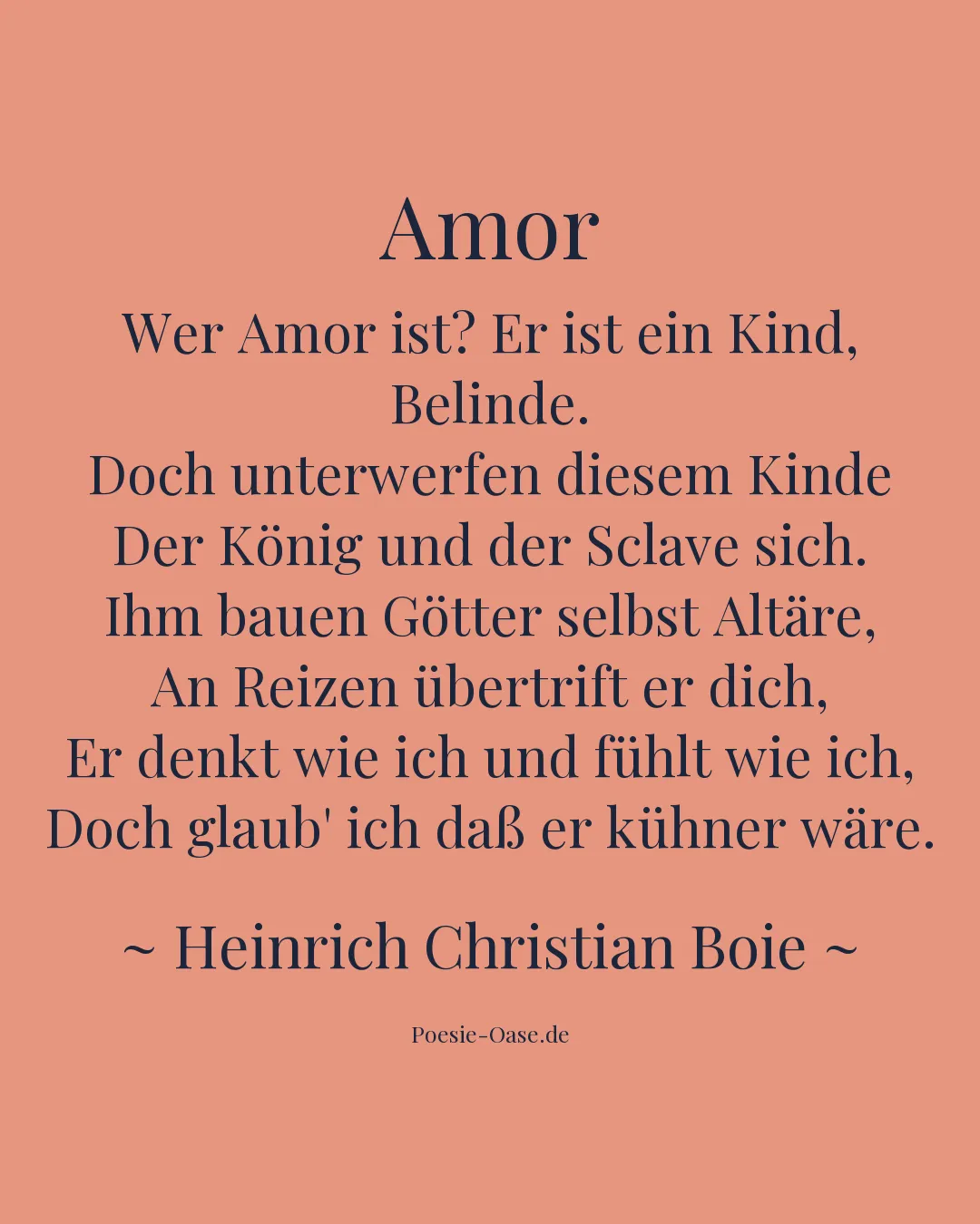 Illustration zu Amor